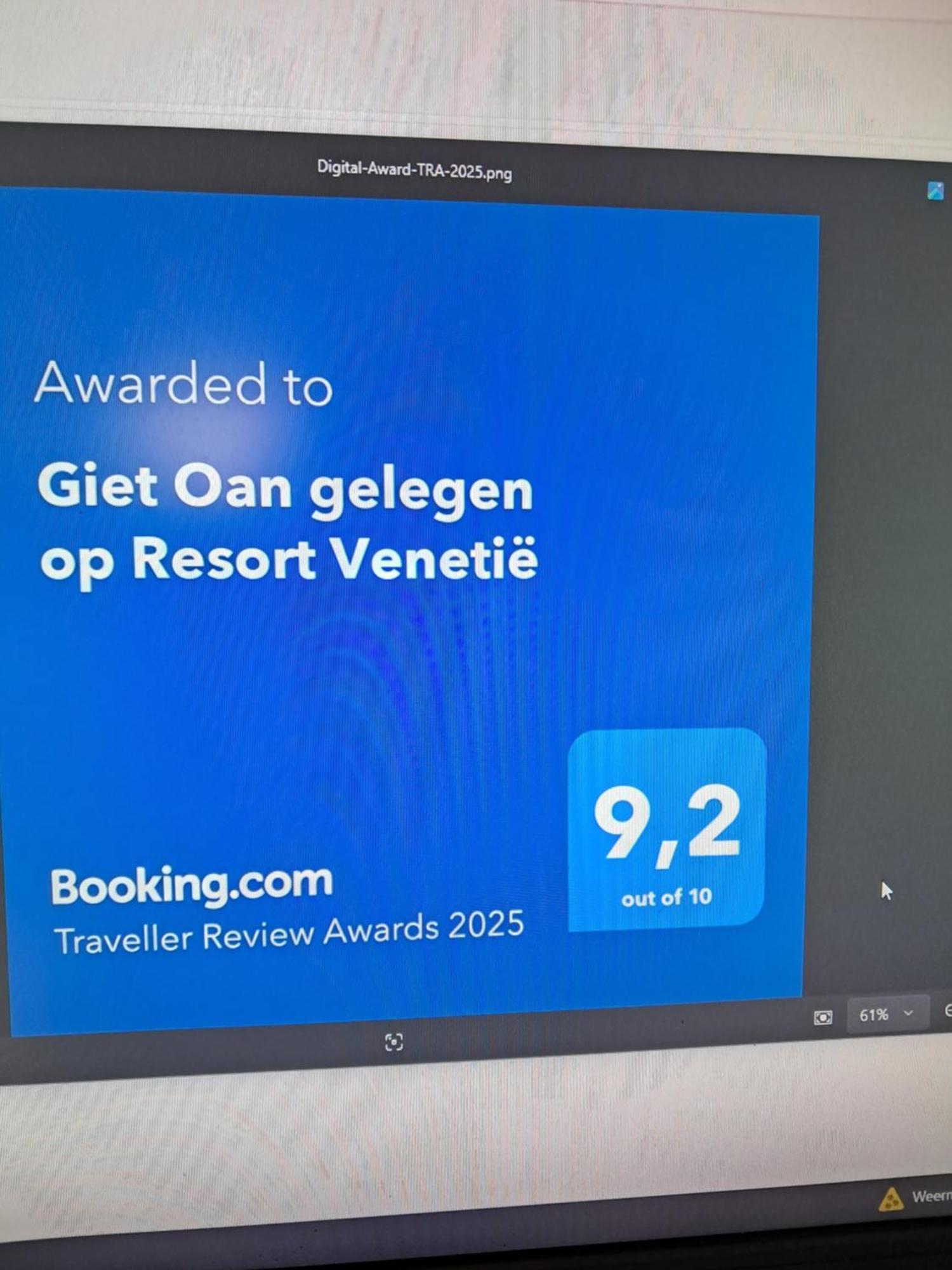 Giet Oan gelegen op Resort Venetië Giethoorn Buitenkant foto